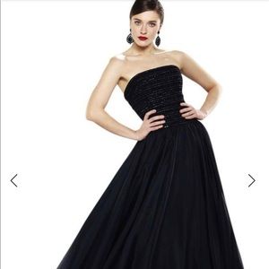 Theia - Strapless Long Gown 880927